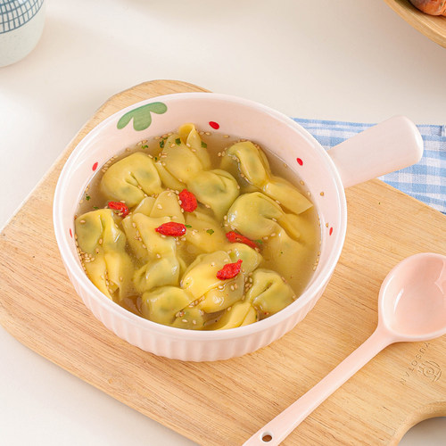 妙维根减盐版纯素大馄饨小馄饨彩色彩色馄饨早餐荠菜馄饨素云吞素 - 封面