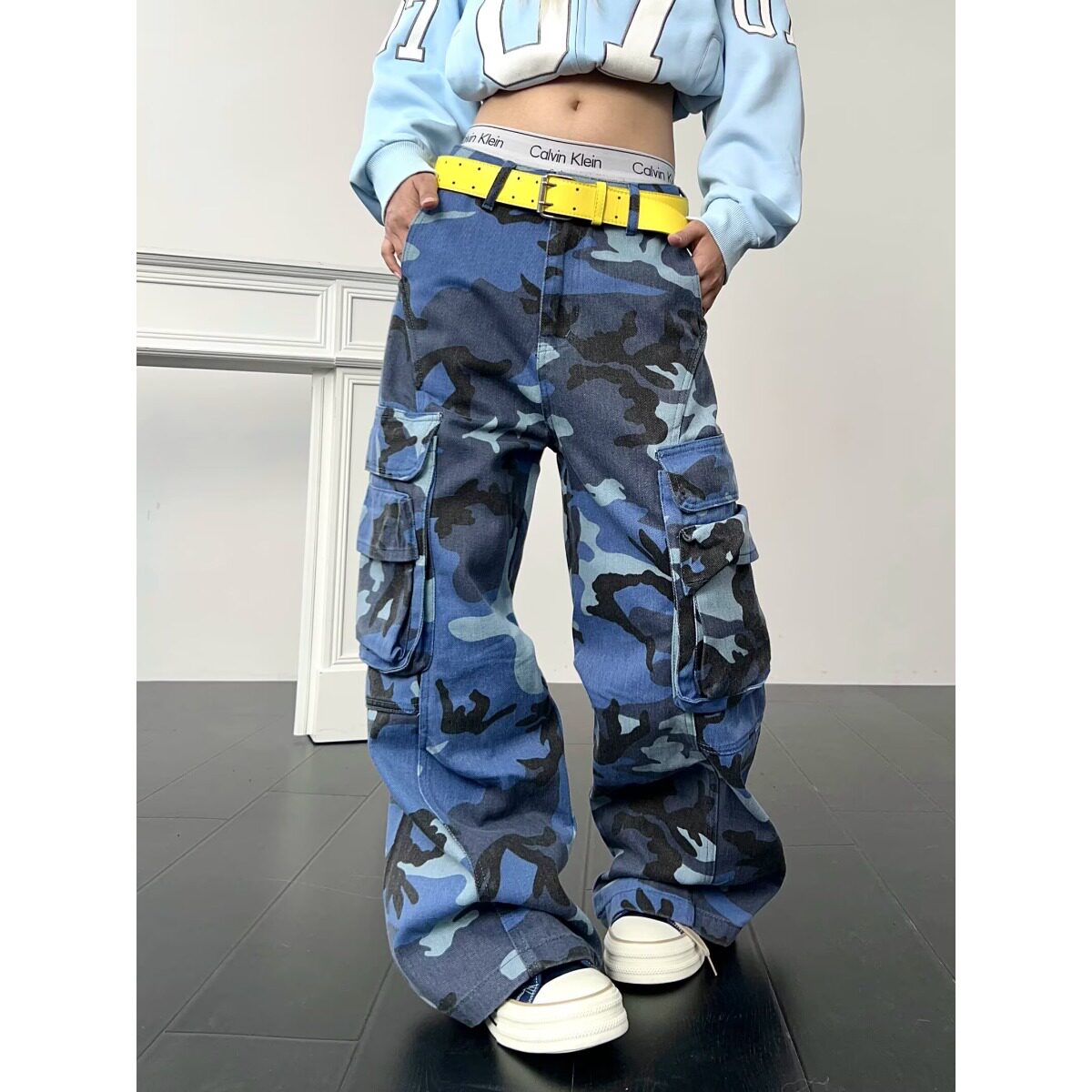 春季户外C战术迷彩套装男女长袖工装束裤安保工作服耐磨防刮