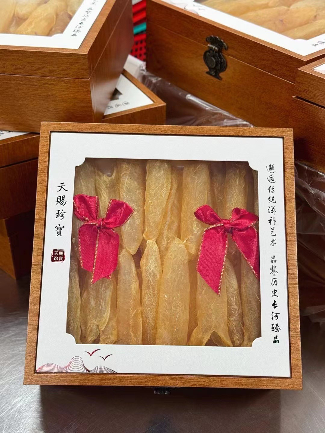 正品黄花胶筒鱼胶干货礼品礼盒装送礼高档60头滋补养生批发零售