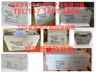 BY鸿贝蓄电池FM BATA 包邮 12V7 100AH BB1228T