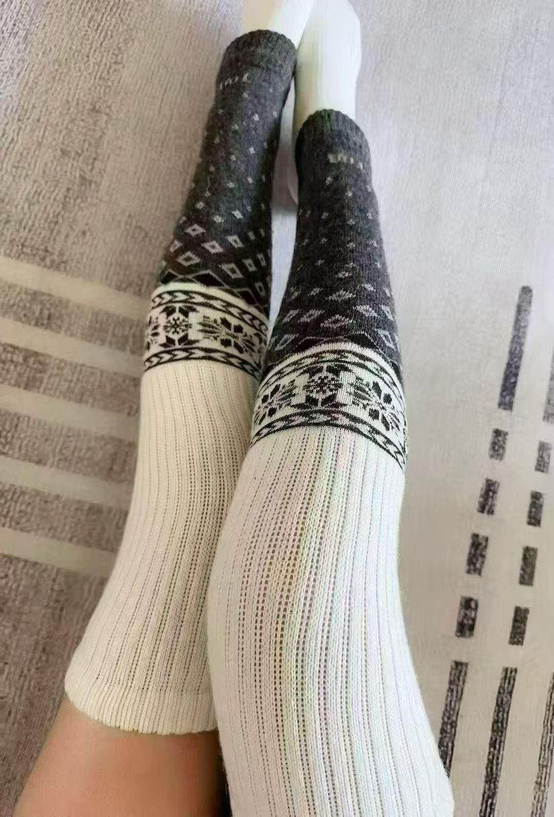 蒙古元素70%羊毛护腿弹力护膝针织保暖防寒舒适加厚冬季送驼绒袜,女士内衣/男士内衣/家居服,长筒袜,淘宝优惠券,粉丝福利购,淘宝优惠卷