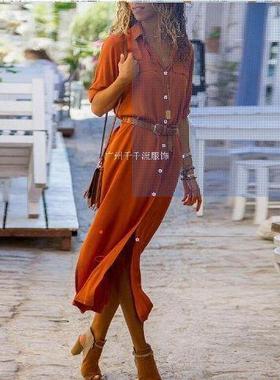 sundresses long womens women for dress wrap neck dresses