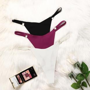 panties type ultra ice thin string silk thongs pcs buckle