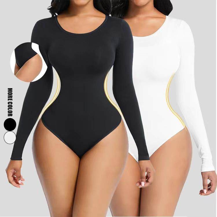 women for shaper body seamless sleeve long lift hip size