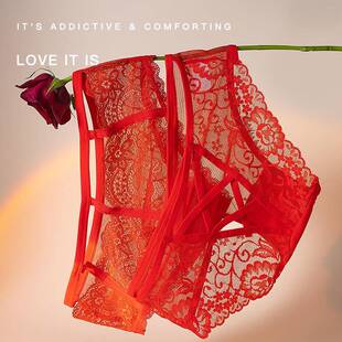 panties low for cotton red pure transparent briefs bright