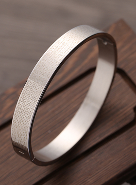 钛钢全文楞严咒男女士吉祥手镯