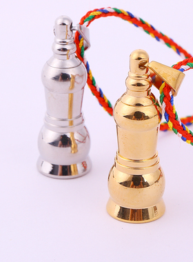 结缘钛钢五轮塔可打开饰品挂件