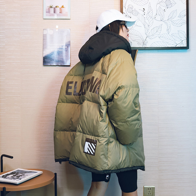 羽绒服街头潮牌男女同款