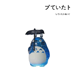 日本totoro宫崎骏吉卜力周边正版透明立体龙猫公仔水晶拼图摆件