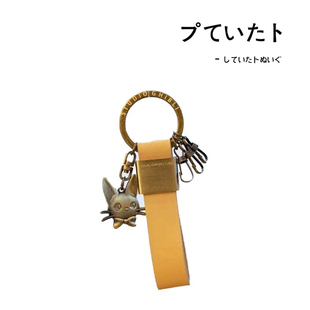 日本totoro宫崎骏吉卜力正版皮质金属黑猫吉吉钥匙扣包挂件小挂饰