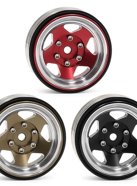 1/18TRX4M SCX24 FMS Ascent-18 1.3英寸轮毂 黄铜攀爬车轮毂D301