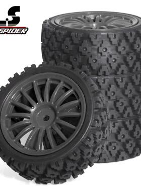 田宫xv01 xv02 田宫 Lc PTG 1/10 拉力菠萝轮胎+塑料轮毂