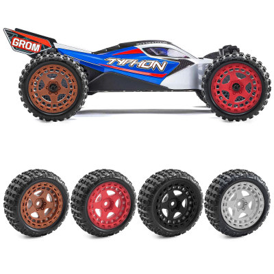 ARRMA 1/18 2S TYPHON GROM ARA2106小台风雷神轮毂+岩石胎-W215