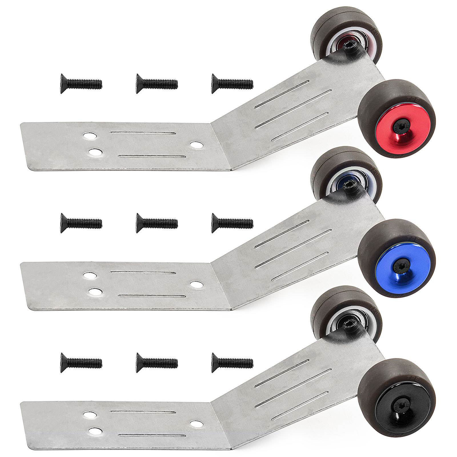 Traxxas Mini Maxx迷你小X遥控车改装升级配件 不锈钢抬头轮W207