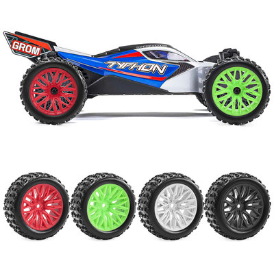 ARRMA 1/18 2S TYPHON GROM ARA2106小台风树枝轮毂+狼牙胎-W208