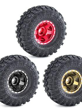 RC攀爬车1.0寸铝合金刀锋轮毂+碎石轮胎SCX24 FMS24 TRX4M-W186