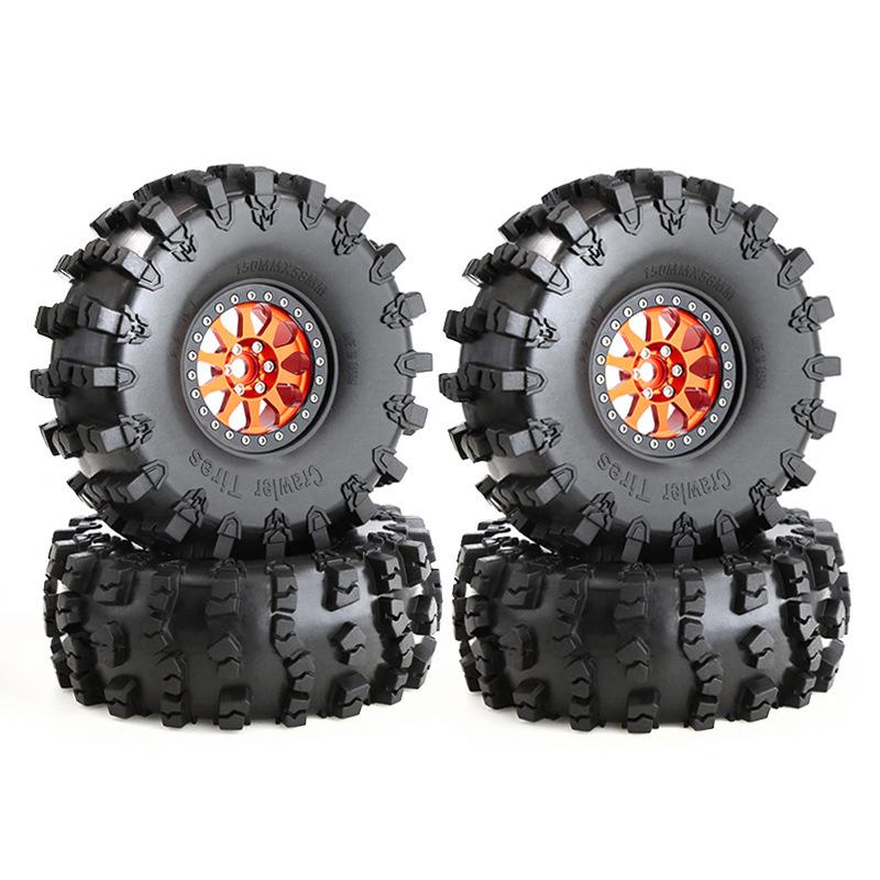 红蜘蛛出品AXIAL D1/10山羊TRX-4攀爬胎管架攀爬 2.2寸猪笼胎勇士