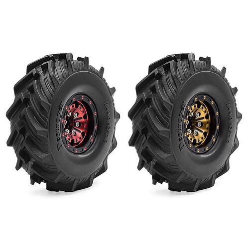 1/18TRX4M SCX24 FMS Ascent-18 1.0英寸轮毂轮胎 攀爬车胎皮D315