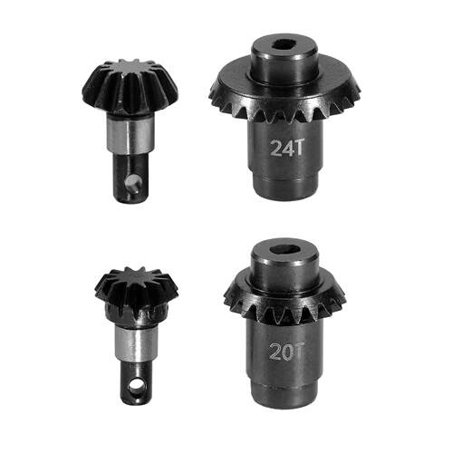 1/24 RC履带FMS FCX24 FCX18升级钢齿轮12/24T 12T/20T桥齿轮套件