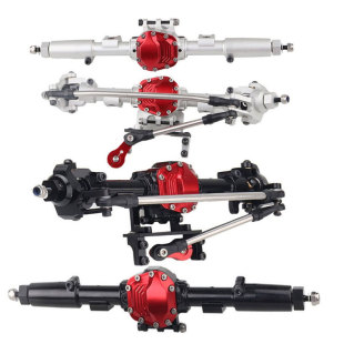 1/10仿真攀爬车SCX10二代90046车桥车架总成 改装金属前后总成