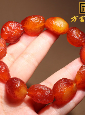 方言黑山红葡萄干玛瑙手串