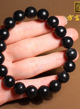 方言新疆和田墨玉籽料手链