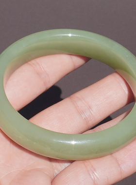 方言和田玉高脂细润青黄口料手镯