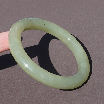方言和田玉新疆山料青黄口料手镯