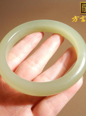 青海老料冰底晴水色57mm正装手镯