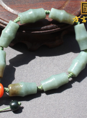 方言且末料蓝带糖节节高升手串