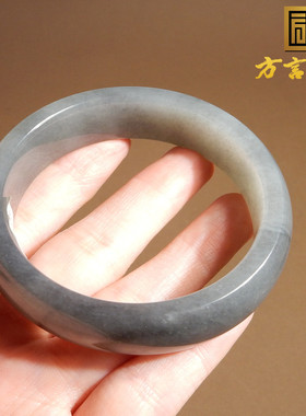 新疆老料意境点墨青花籽55mm手镯