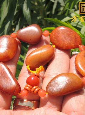 方言万元珍稀名品原生鸡油玉手串