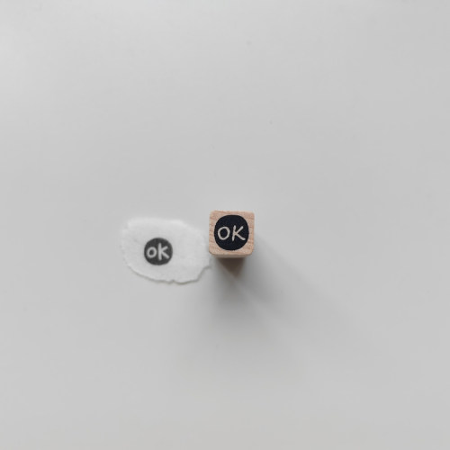OK英文字母1cm迷你手帐小印章