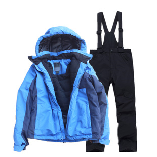 特价儿童滑雪服套装男童滑雪上衣中大童加棉加厚连体滑雪裤