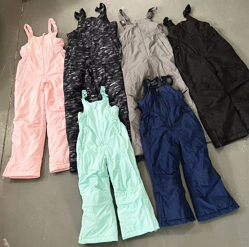 Детские лыжные штаны, ветрозащитные водонепроницаемые подтяжки подходит для мужчин и женщин с зарядкой, европейский стиль, увеличенная толщина