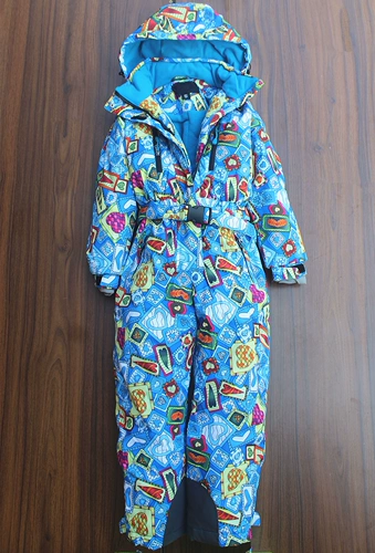 Детский лыжный лыжный костюм подходит для мужчин и женщин, комплект, водонепроницаемая куртка, увеличенная толщина