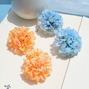 森系原创绢花发饰花朵汉服古风宋制头饰新娘发簪沙滩度假写真发夹