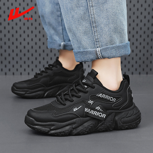 男鞋黑武士运动鞋男2026春季男士休闲鞋男款鞋子老爹鞋男