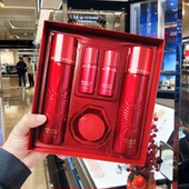 专柜正品 霜套盒 三件套滋润补水保湿 its skin伊思红参蜗牛水乳套装