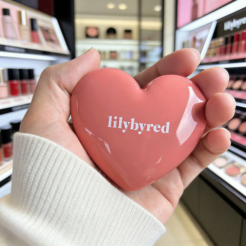 韩国lilybyred爱心腮红膏单色