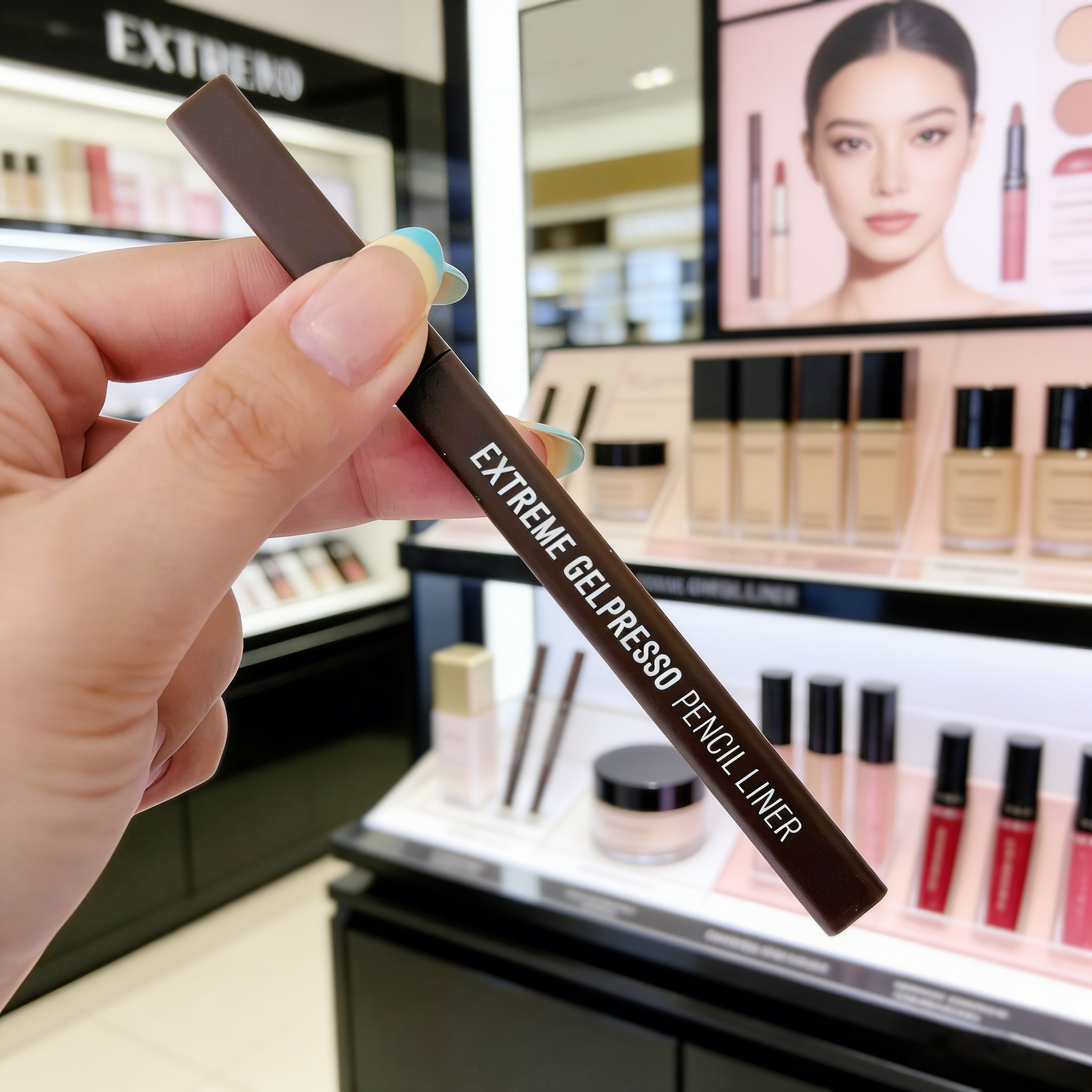 CLIO新品眼线胶笔新手新款丝滑易上色黑色棕色深棕色哑光日常持久