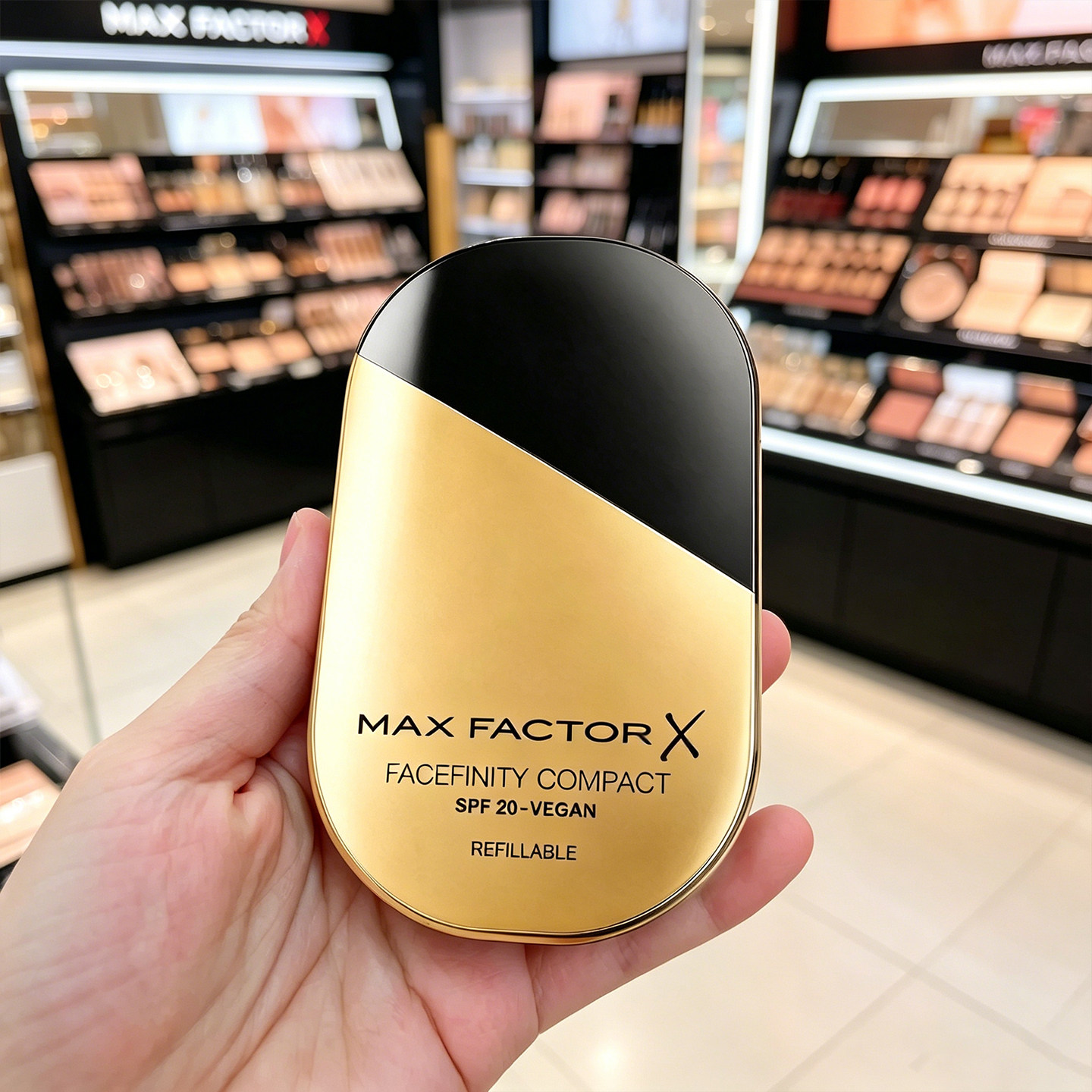 28年Maxfactor蜜丝佛陀透滑粉饼清爽控油持久遮瑕定妆散粉面部