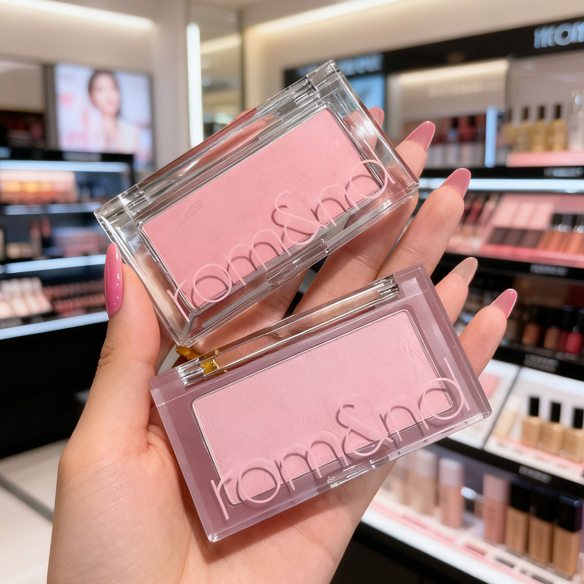 韩国romand单色腮红C02蓝莓片