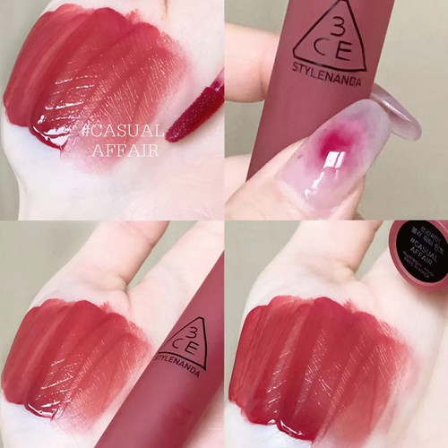 3CE水光雾面提气色唇釉