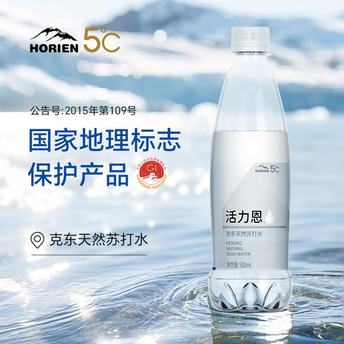 活力恩克东弱碱性天然苏打水无气