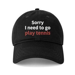 play tennis鸭舌帽韩国男女情侣百搭刺绣棒球帽显脸小遮阳帽子