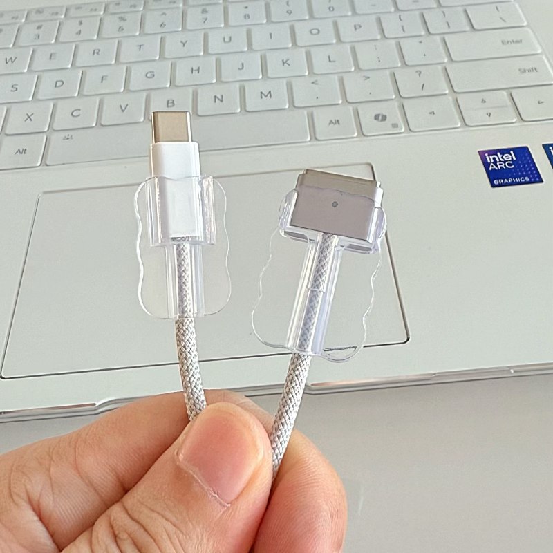 适用苹果笔记本电源MacBook pro充电线保护头Air防断接头保护套绳