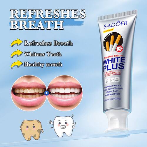 Toothpaste去渍牙膏100g SADOER深层清洁咖啡渍茶渍清新口气