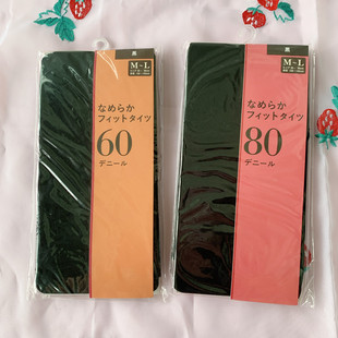 60D80D黑色丝袜女日本tutu春秋经典基础款打底袜连裤袜anna酱日系