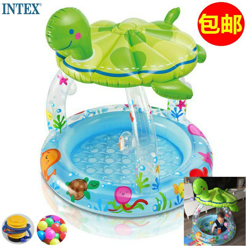 婴幼儿加厚卡通防晒水池
